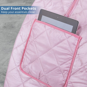 Oversized Portable Steam Sauna for Weight Loss, Detox & Relaxation at Home, Chair Included - Pink-Frovial