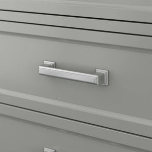 Affinity 49" Single Sink Vanity with White & Gray Carrara Marble Top-Frovial