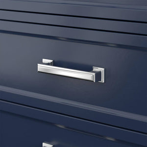 Affinity 61" Double Sink Vanity with White & Gray Carrara Marble Top-Frovial