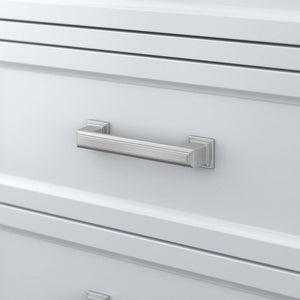 Affinity 61" Double Sink Vanity with White & Gray Carrara Marble Top-Frovial