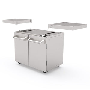 Rolling Base for Brabura 32 Gas Griddle-Frovial