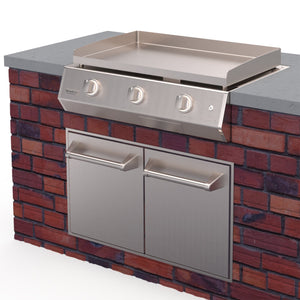 Brabura 32 Gas Griddle (Stainless Steel)-Frovial