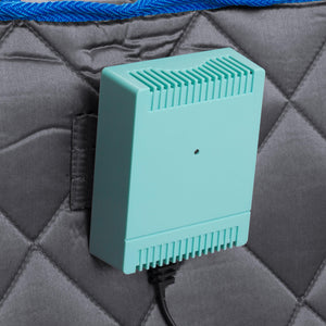 Personal Portable Infrared Sauna with Premium Chair, 30 Minute Timer, with Negative ION and Heated Footpad - Gray-Frovial