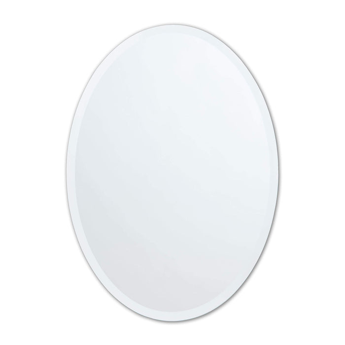 Vera 20" x 28" Oval Frameless Mirror-Frovial