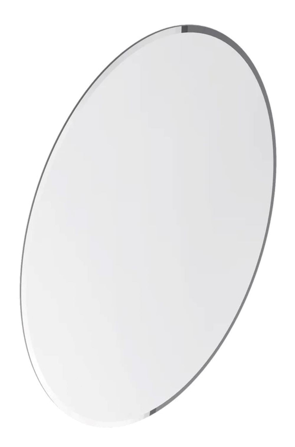 Vera 20" x 28" Oval Frameless Mirror-Frovial