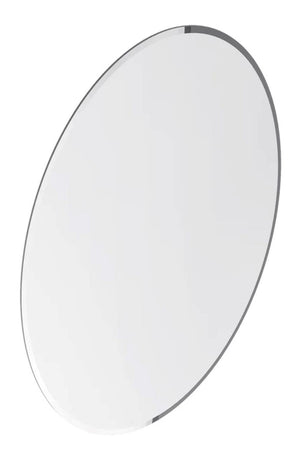 Vera 20" x 28" Oval Frameless Mirror-Frovial