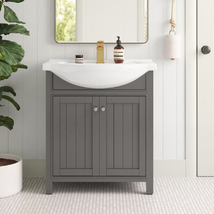 Marian 30" Single Sink Vanity with Porcelain Top-Frovial