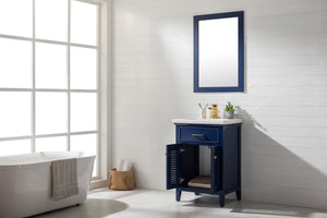 Cameron 24" Single Sink Vanity with Porcelain Top-Frovial