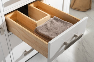 Valentino 42" Single Sink Vanity with White Quartz Top-Frovial