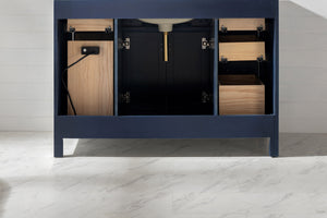 Valentino 48" Single Sink Vanity with White Quartz Top-Frovial