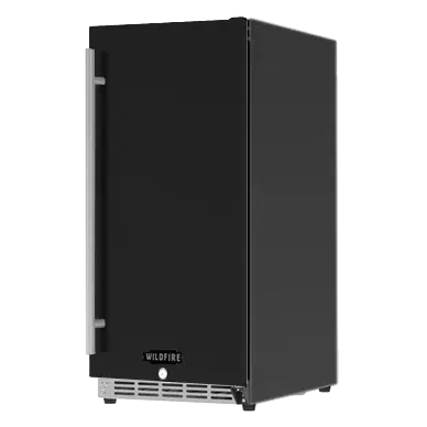 Wildfire 15" Black Stainless Steel Fridge Sleeve-Frovial
