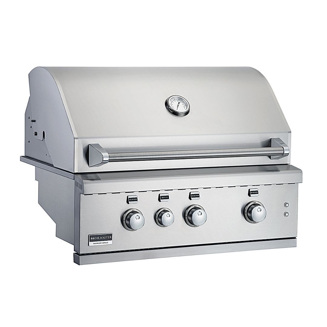 Broilmaster BSG343N 34" 3 Burner Stainless Gas Grill (Head Only)-Frovial
