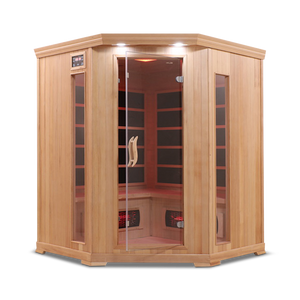 4 Person Full Spectrum Corner Infrared Sauna-Frovial