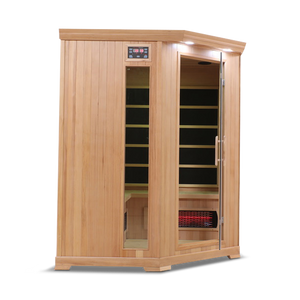 4 Person Full Spectrum Corner Infrared Sauna-Frovial