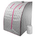 Lightweight Personal Steam Sauna for Weight Loss, Detox & Relaxation, 60 Minute Timer - Pink-Frovial
