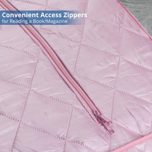 Oversized Portable Steam Sauna for Weight Loss, Detox & Relaxation at Home, Chair Included - Pink-Frovial