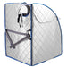 Infrared Heated Personal Sauna with Heating Foot Pad and Chair-Frovial