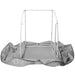 Portable Personal Therapeutic Spa Home Steam Sauna Weight Loss Slimming Detox (Gray Outline)-Frovial