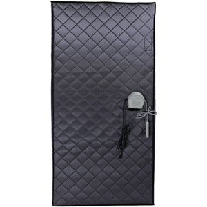 Durasage Portable Full Size Infrared Sauna for at Home | Ultra Low EMF Infrared Panels | LED Lighting, Heating Foot Pad and Portable Chair (1-Person)-Frovial