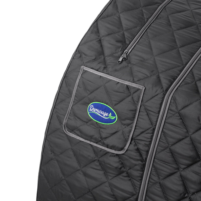 Personal Steam Sauna for Weight Loss, Detox & Relaxation at Home, Chair Included - (Black)-Frovial