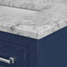 Affinity 31" Single Sink Vanity with White & Gray Carrara Marble Top-Frovial