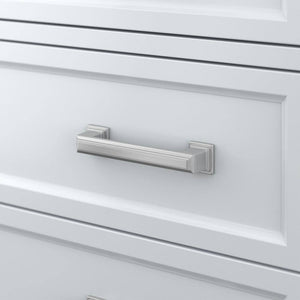 Affinity 31" Single Sink Vanity with White & Gray Carrara Marble Top-Frovial