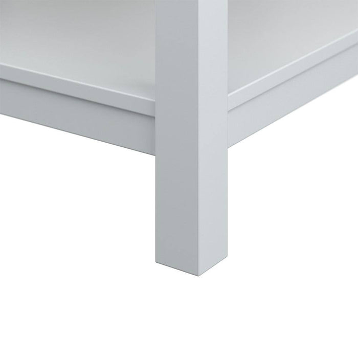 Affinity 31" Single Sink Vanity with White & Gray Carrara Marble Top-Frovial