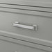 Affinity 37" Single Sink Vanity with White & Gray Carrara Marble Top-Frovial