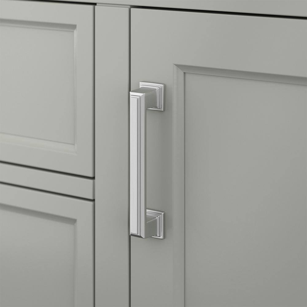 Affinity 49" Single Sink Vanity with White & Gray Carrara Marble Top-Frovial