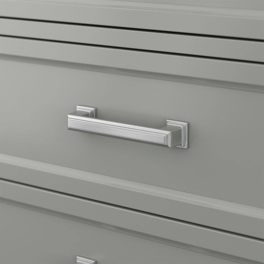 Affinity 49" Single Sink Vanity with White & Gray Carrara Marble Top-Frovial