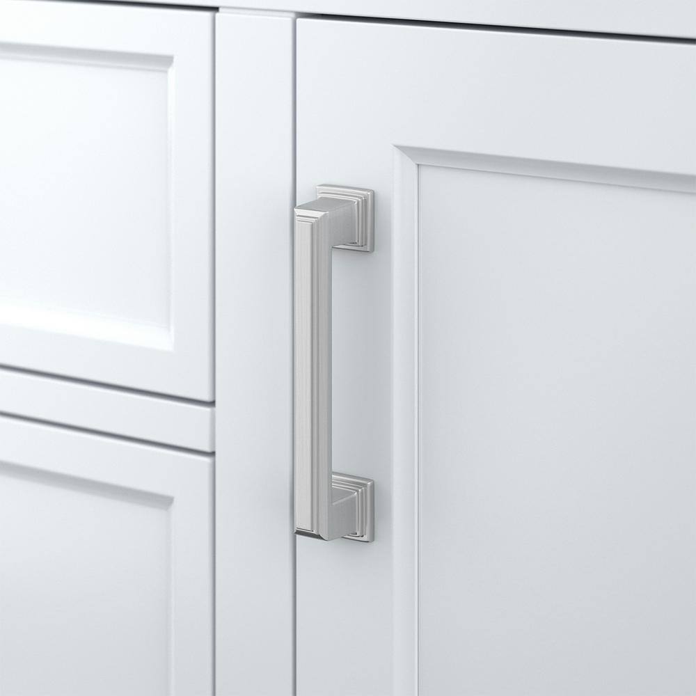 Affinity 49" Single Sink Vanity with White & Gray Carrara Marble Top-Frovial