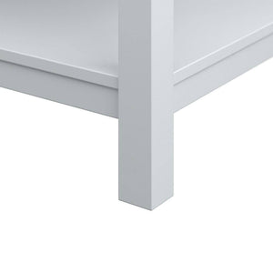 Affinity 49" Single Sink Vanity with White & Gray Carrara Marble Top-Frovial