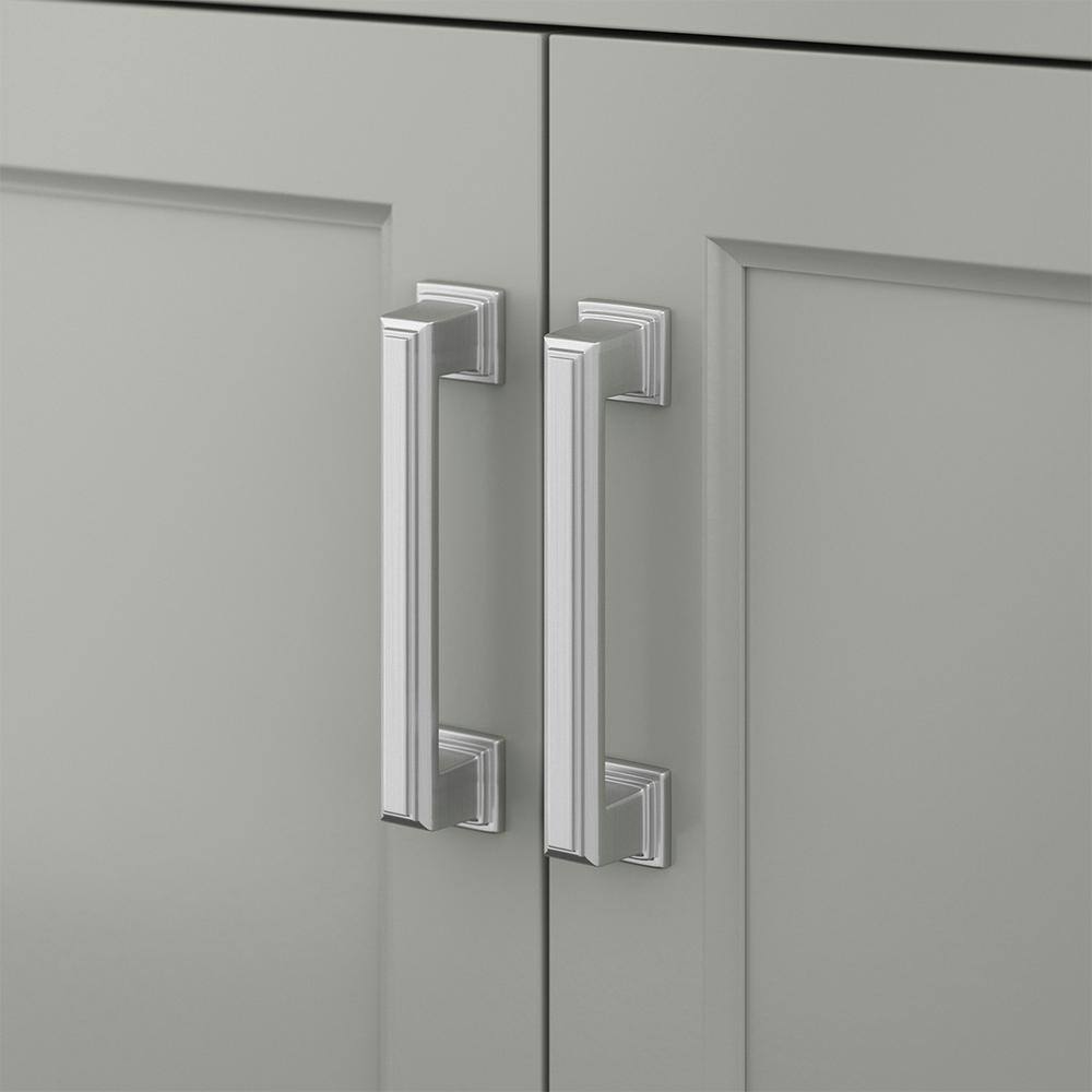 Affinity 61" Double Sink Vanity with White & Gray Carrara Marble Top-Frovial