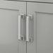 Affinity 61" Double Sink Vanity with White & Gray Carrara Marble Top-Frovial