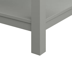 Affinity 61" Double Sink Vanity with White & Gray Carrara Marble Top-Frovial