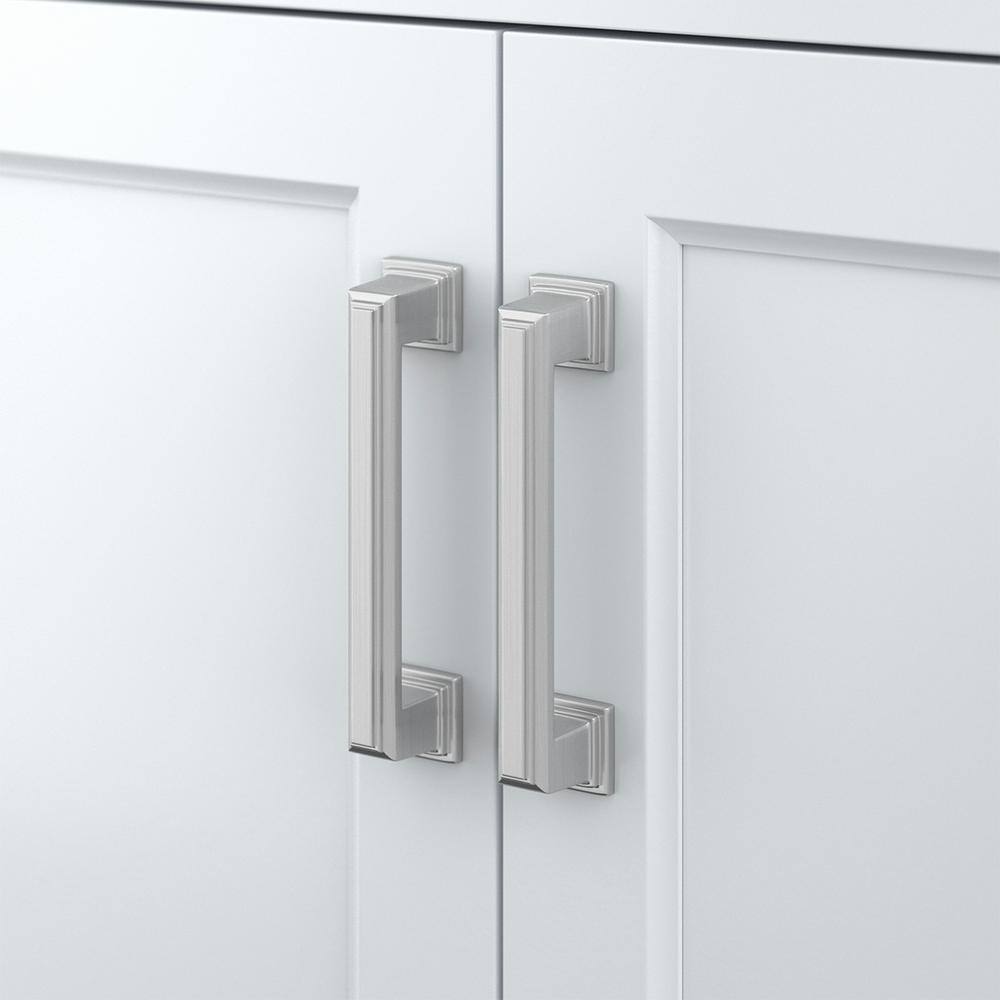 Affinity 61" Double Sink Vanity with White & Gray Carrara Marble Top-Frovial