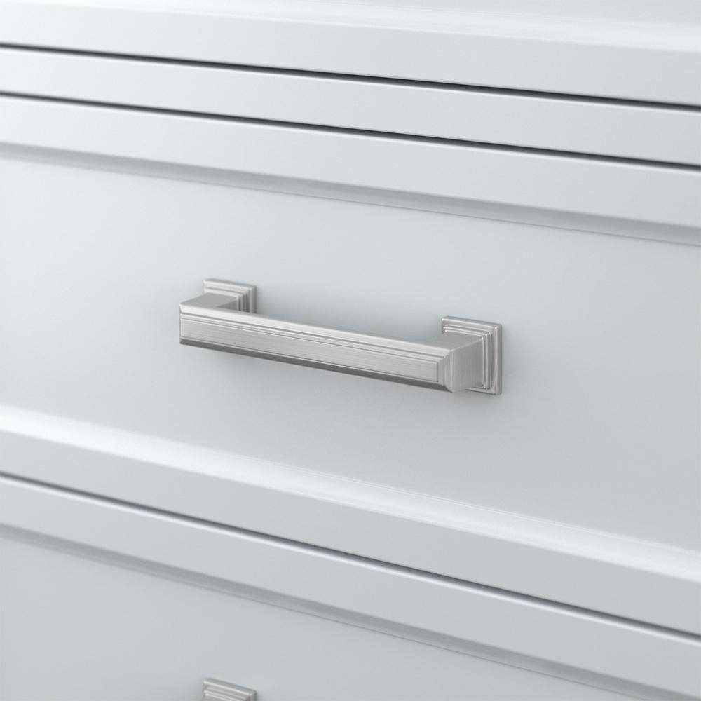 Affinity 61" Double Sink Vanity with White & Gray Carrara Marble Top-Frovial