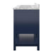 Affinity 72" Double Sink Vanity with White & Gray Carrara Marble Top-Frovial