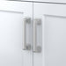 Affinity 72" Double Sink Vanity with White & Gray Carrara Marble Top-Frovial