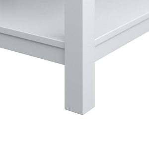 Affinity 72" Double Sink Vanity with White & Gray Carrara Marble Top-Frovial