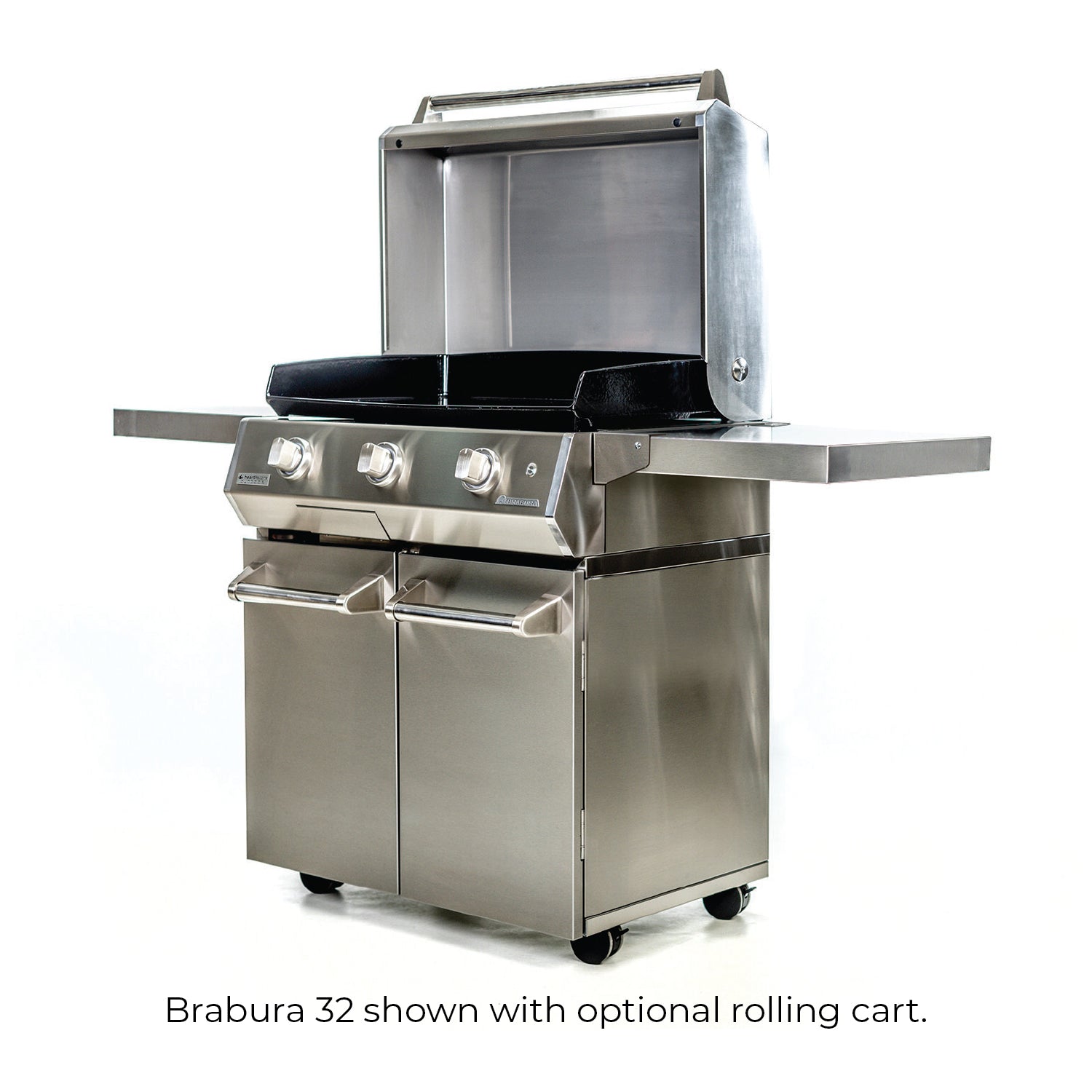 Brabura 32 Gas Griddle (Enameled Cast Iron)-Frovial
