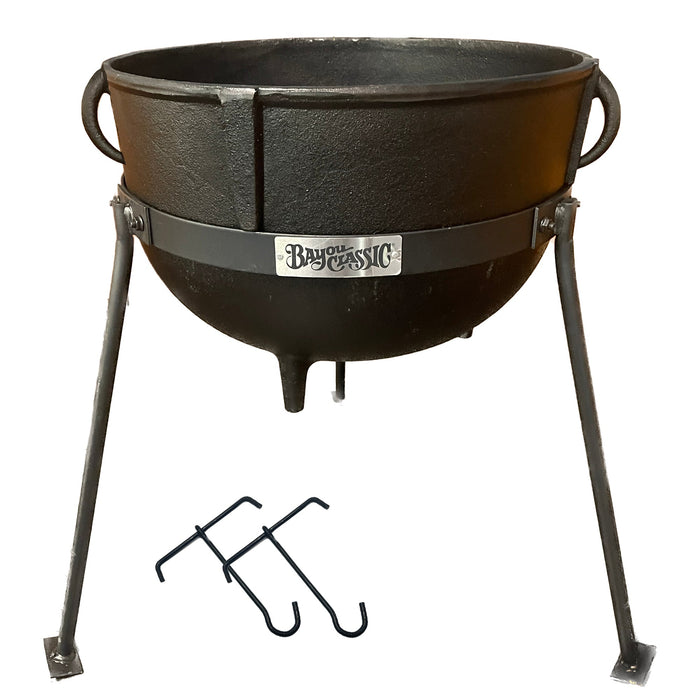 Bayou Classic 30-Gal Jambalaya Kettle and Stand-Frovial