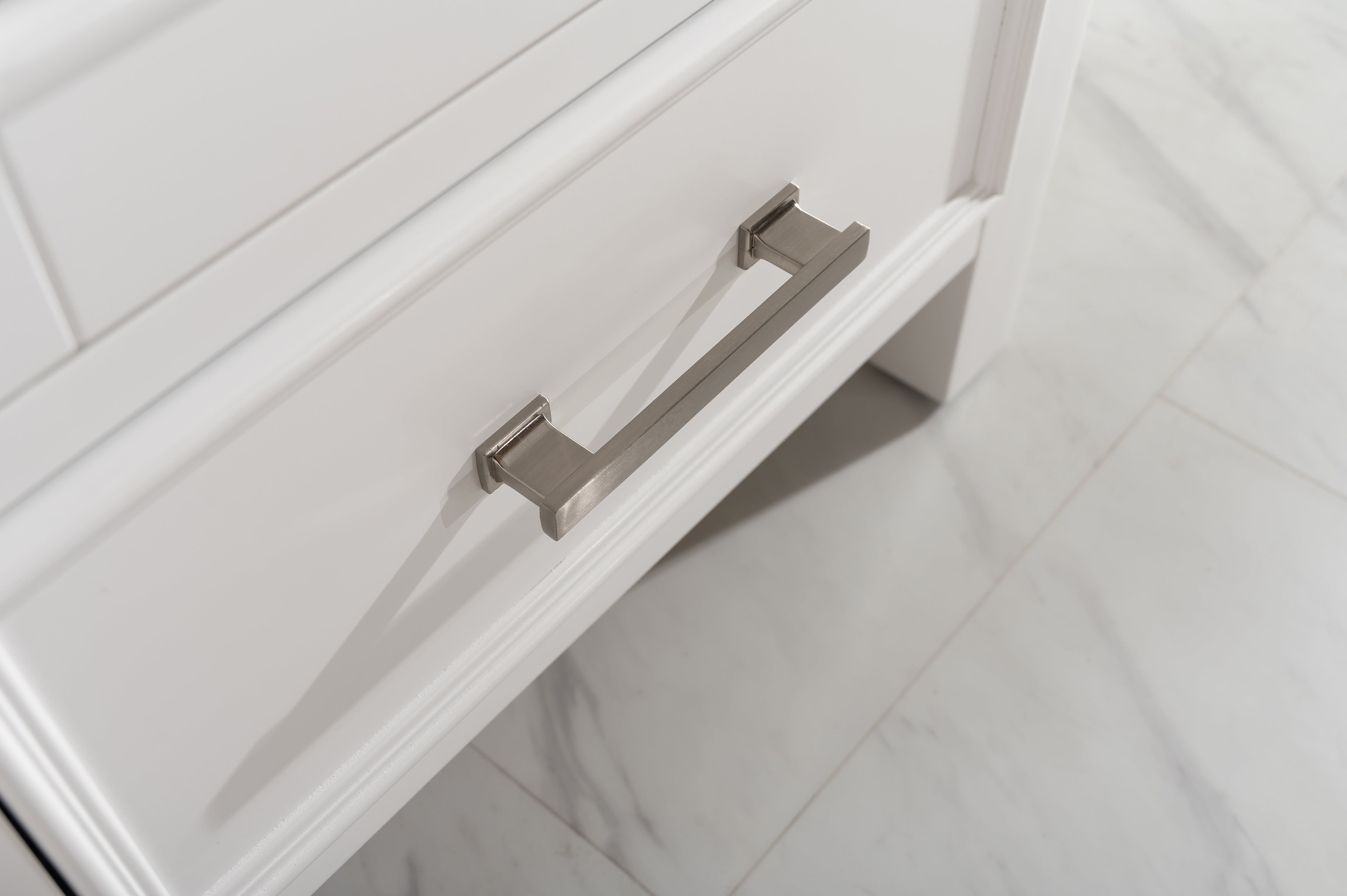 Estate 102" Double Sink Bathroom Vanity Modular Set with White Quartz Top-Frovial