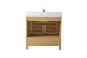 Estate 36" Single Vanity with White Quartz Top-Frovial