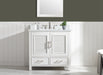 Estate 36" Single Vanity with White Quartz Top-Frovial