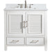 Estate 36" Single Vanity with White Quartz Top-Frovial