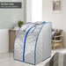 Infrared Heated Personal Sauna with Heating Foot Pad and Chair-Frovial