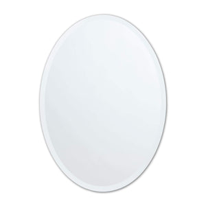 Vera 20" x 28" Oval Frameless Mirror-Frovial