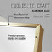 Vera 24" x 32" Rectangular Vanity Mirror with Modern Metal Frame-Frovial