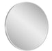 Vera 28" x 28" Round Vanity Mirror with Stainless Steel Frame-Frovial